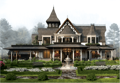 Phối cảnh dinh thự tại Thanh Lanh Valley Golf & Resort